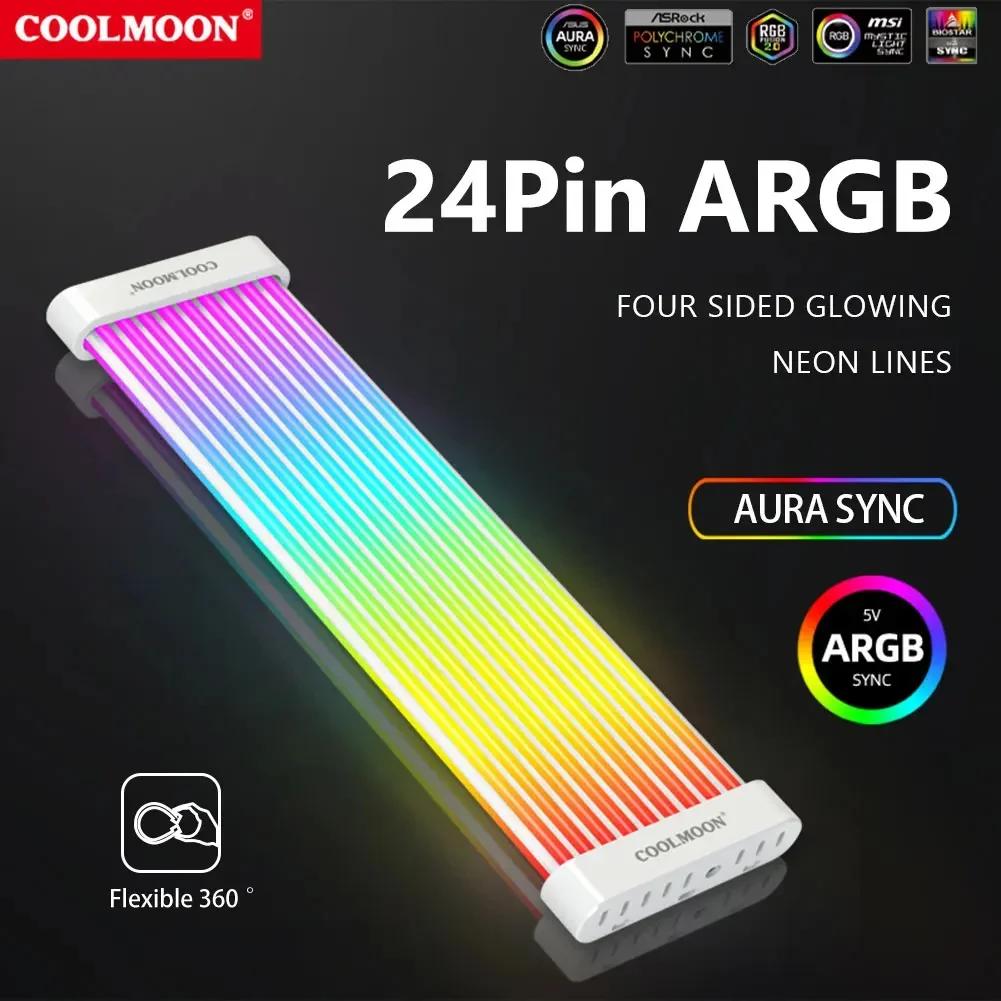 RGB LED Ʈ Ʈ  ARGB ũ ,   ̺, PC ǻ ̽ ÿ äο  , 8 , 24 